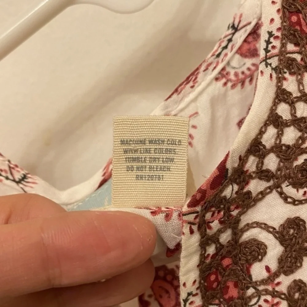 Peek Little Peanut Cotton Floral Top 12-18M